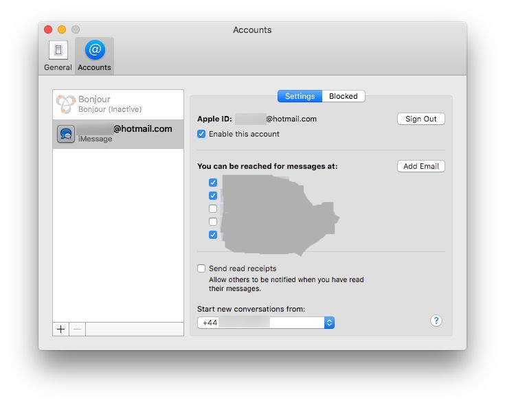 Sync iMessage on MAC and iPhone