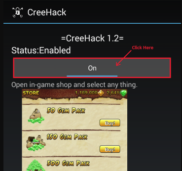 Creehack apk download