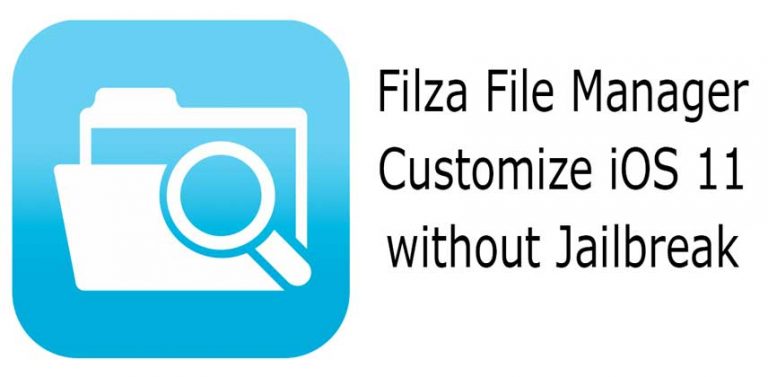 Customize iOS 11 without Jailbreak – Filza with Root access