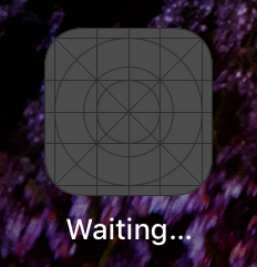 Hacked app stuck at waiting
