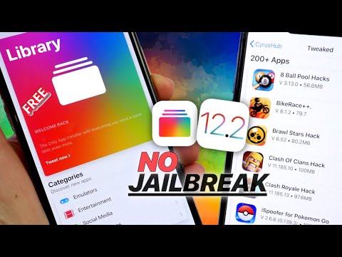 install hacked games and tweaked app on iOS 12.2 for free without jailbreak