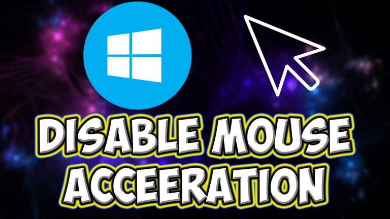 How to Fully Disable Mouse Acceleration on Windows 10